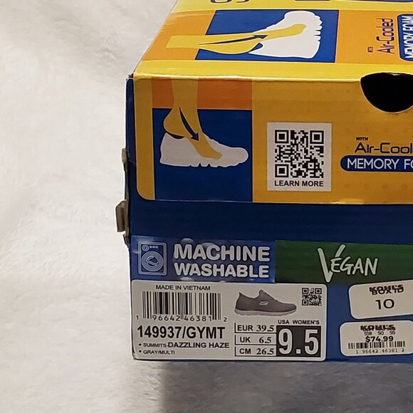 NEW IN BOX Sketchers hands free slip-ins Summit Dazzling Haze (gray) size 9.5 - Picture 5 of 15